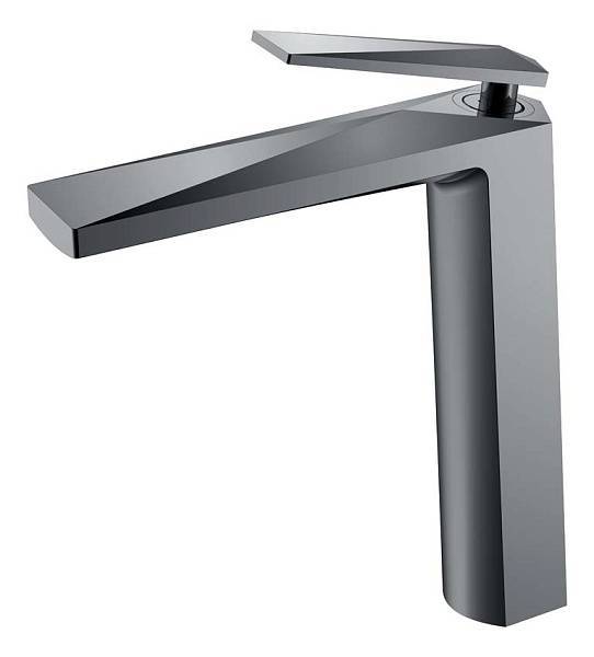 Смеситель для раковины Boheme Venturo высокий темная сталь 372-SGM