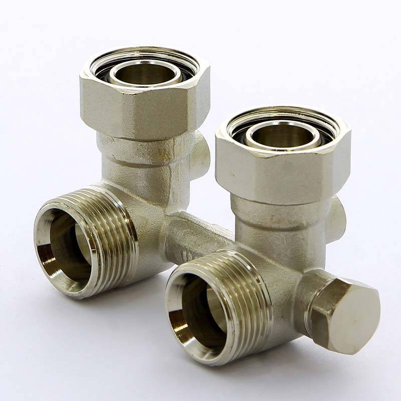 Узел радиаторный угловой с байпасом TIEMME 3/4х3/4х18 3390011