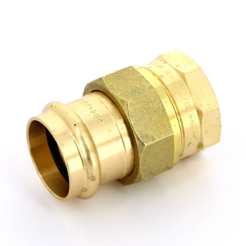 Муфта разъемная IBP >B< Press 42 мм х 1 1/2 ВР бронза P4330G04212000