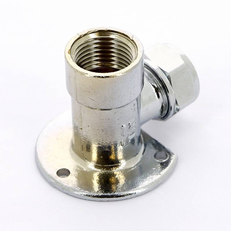 Водорозетка обжимная Tiemme 15x1/2 хромированная 1130074