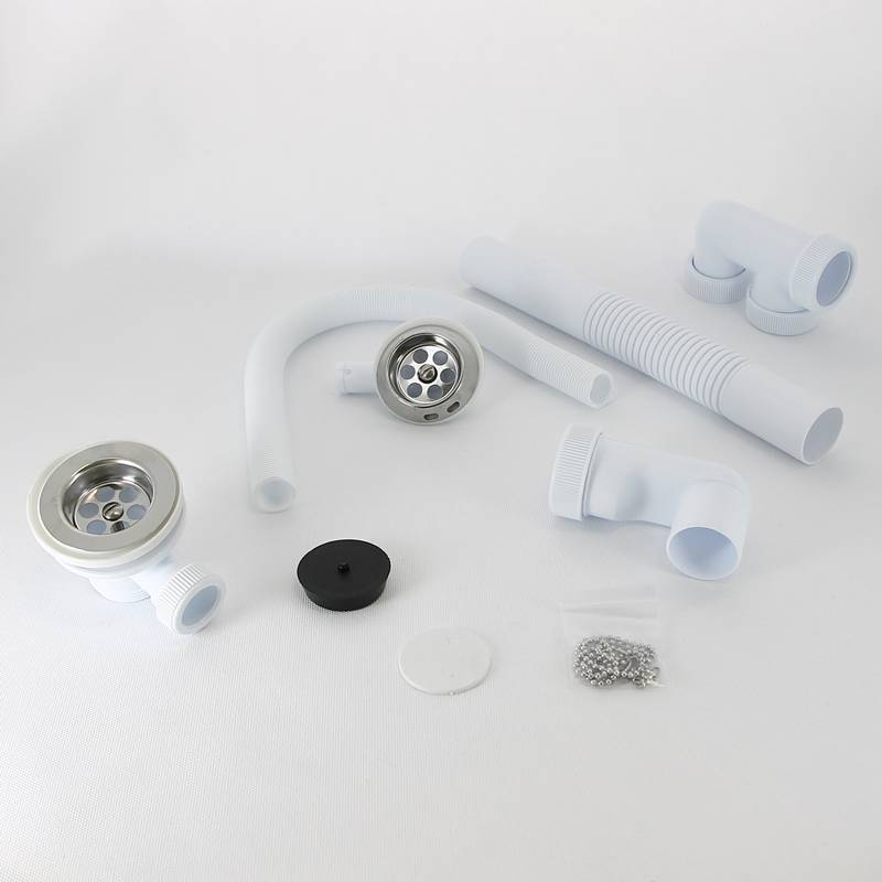 Слив-перелив для ванны Wirquin Универсал 1 1/2 x 40 мм с пробкой на цепочке L800 мм 30980242