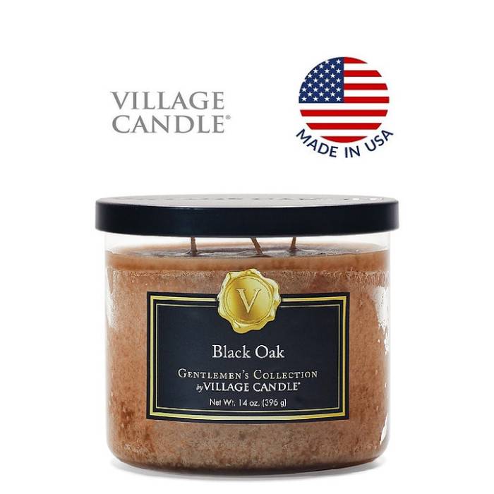Ароматическая свеча Village Candle Черный дуб 396 г 10224