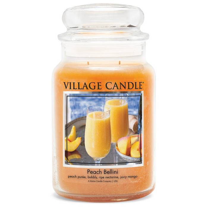 Ароматическая свеча Village Candle Peach Smoothie Персиковый коктейль 602 г 10121