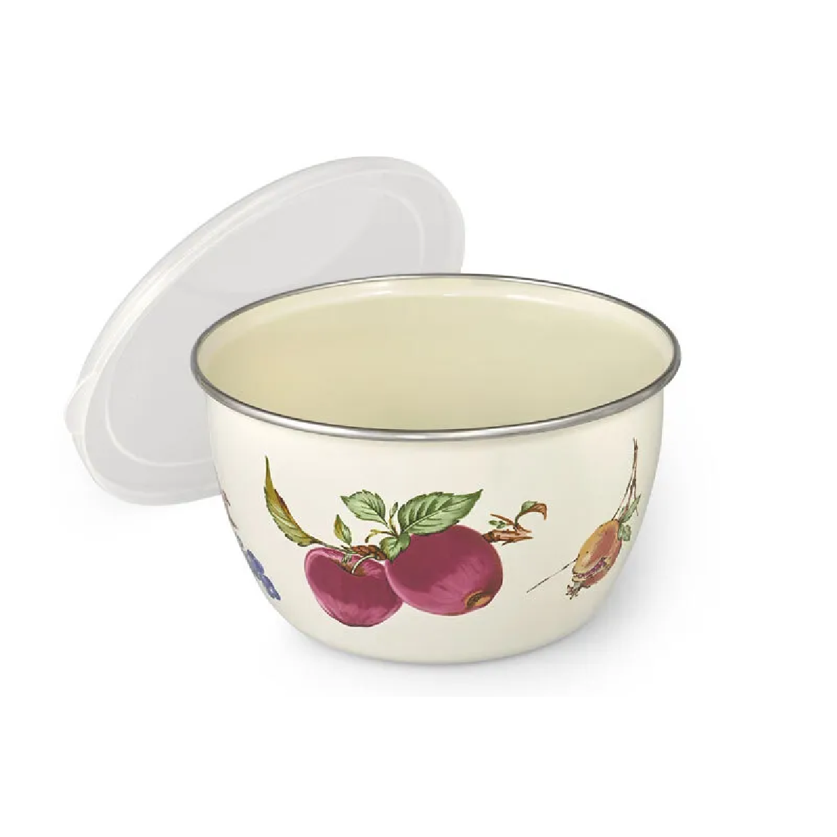 Миска эмалированная Metrot Фрукты низкая 1.1 л 7364