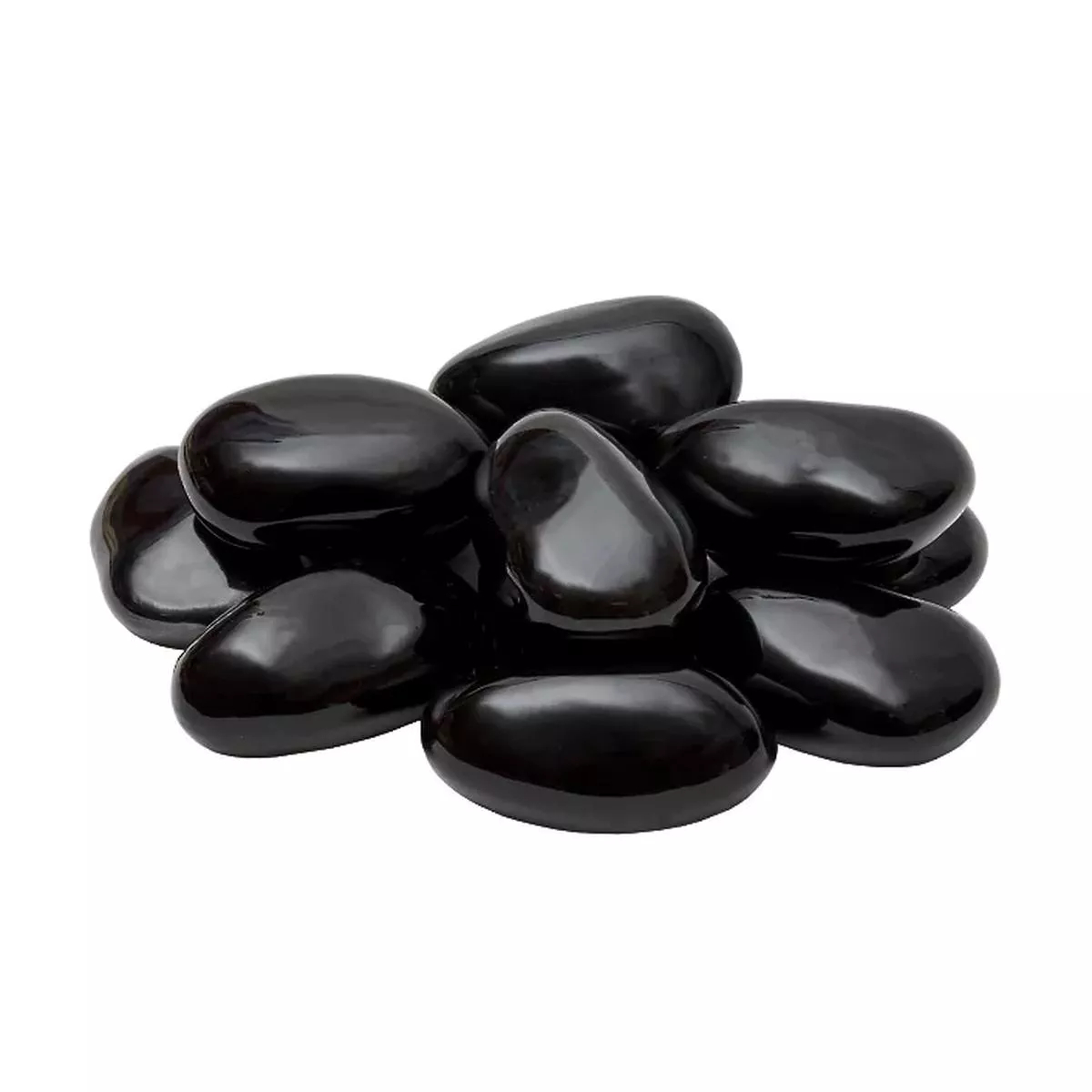 Набор керамических камней для биокамина Firelight M черный 12 шт 18000