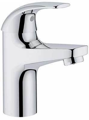 Смеситель для раковины GROHE BauCurve гладкий корпус хром 32848000