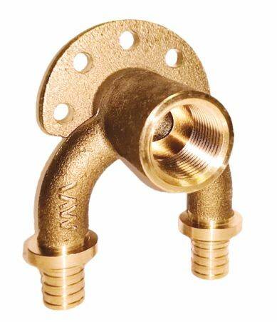 Водорозетка Sanha 3fit-Press Premium 16x1/2x16 ВР латунь 635040404