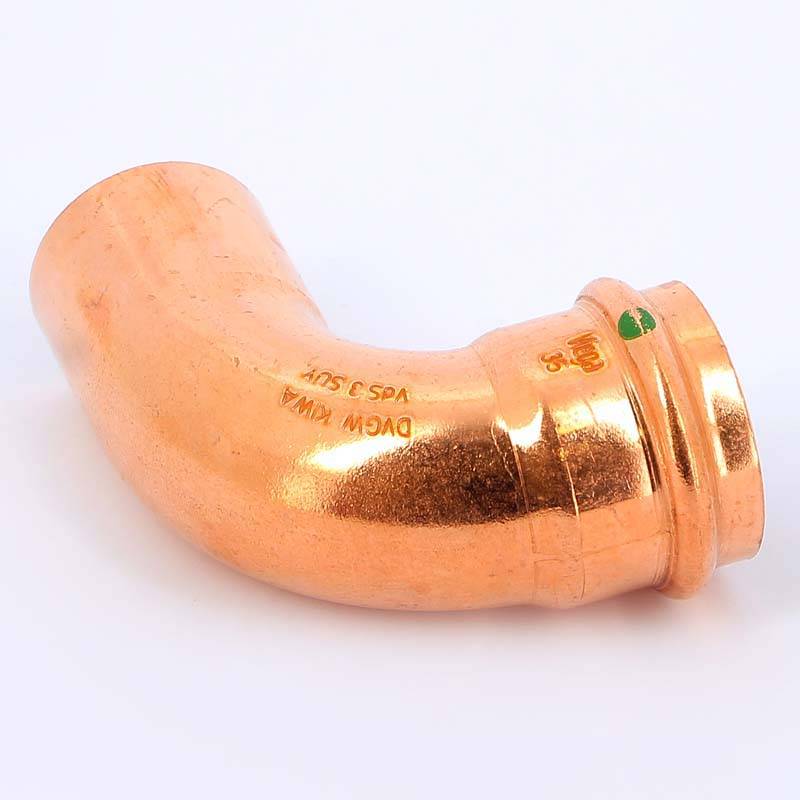 Угол-вставка 90° пресс Viega Profipress 35 мм медь 291693