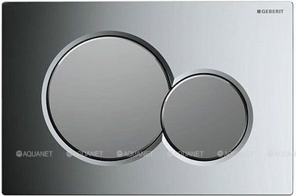 Смывная клавиша Geberit Sigma01 для двойного смыва глянцевый хром/матовый хром 115.770.KA.5