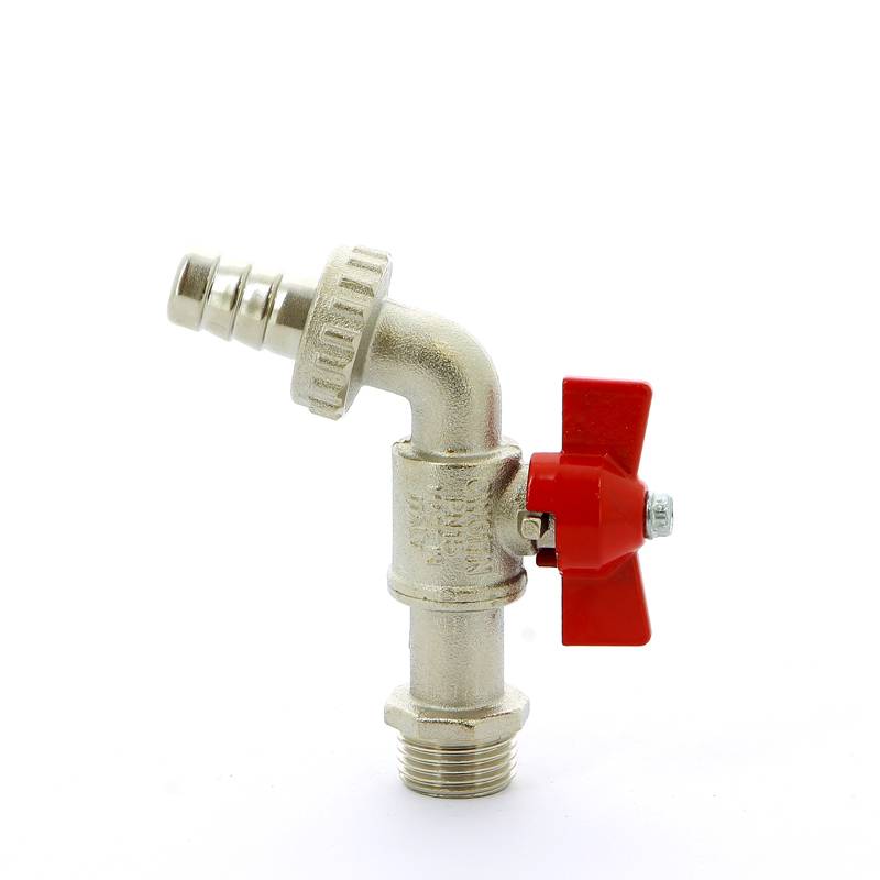 Кран шаровой садовый Itap GAR Н-штуцер 1/2 ручка-бабочка 168 1/2