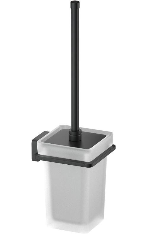 Ершик для унитаза настенный Aquatek Libra матовый черный AQ4310MB