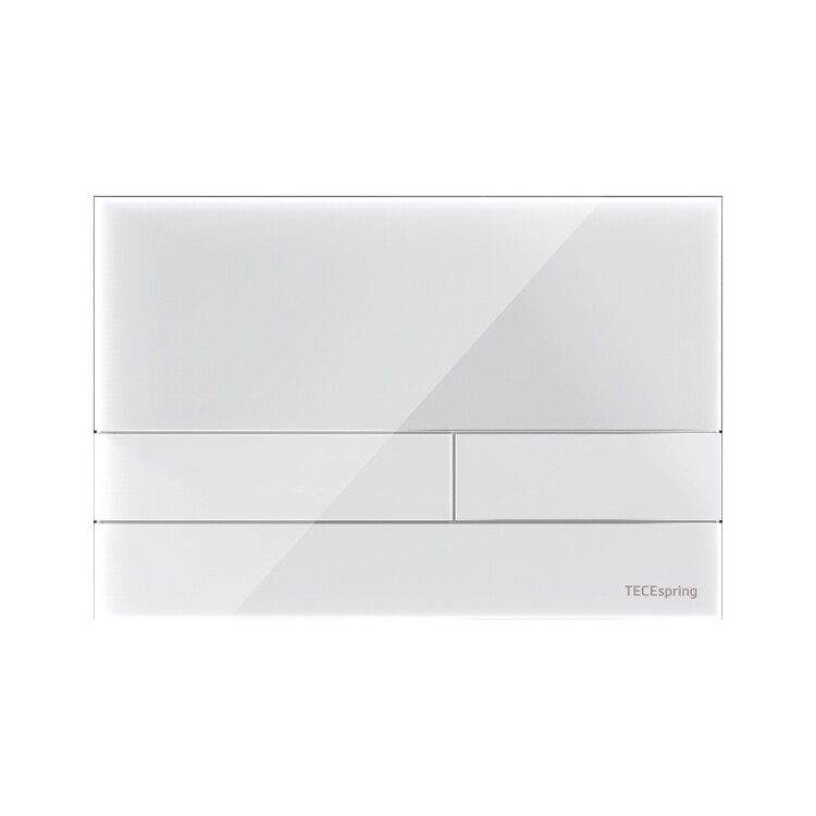 Панель смыва TECE TECEspring square для унитаза белый S240850