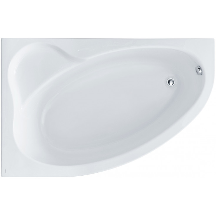 Ванна акриловая асимметричная Santek Эдера 170х100 см левосторонняя 1.WH50.1.662