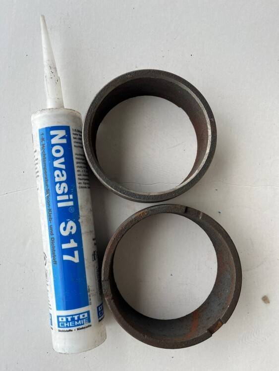 Комплект ниппелей Wolf d125 и уплотнительный шнур (2 шт) 8861123