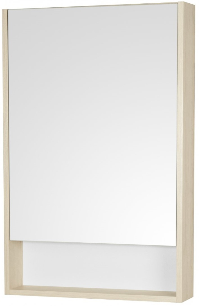 Зеркальный шкаф Aquaton Сканди 55 Белый / Дуб Верона 1A252102SDB20