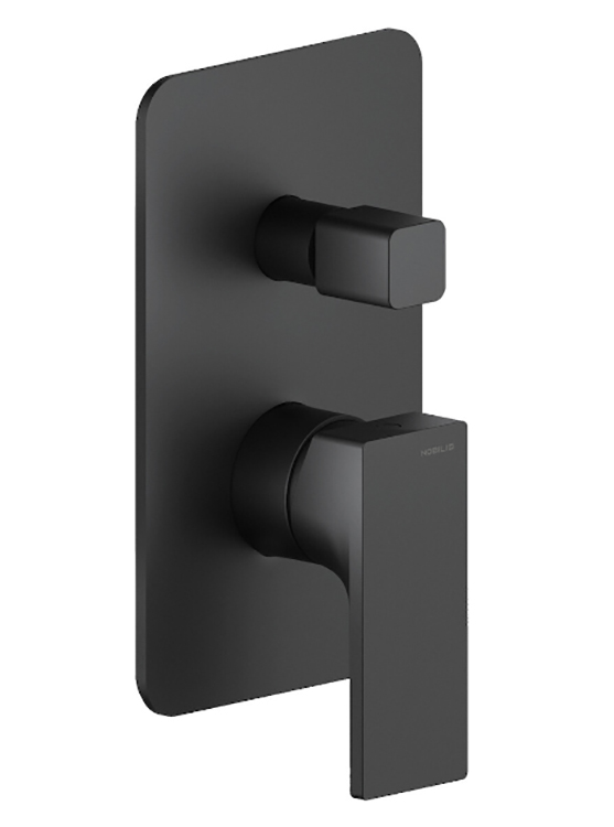 Смеситель для ванны Nobili Seven SE124100BM комплект матовый черный SE124100BM