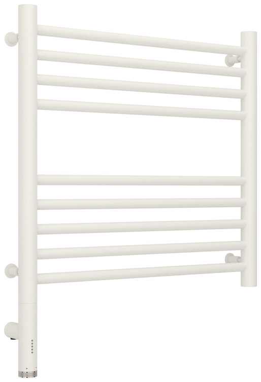 Полотенцесушитель электрический Сунержа Богема 3.0 500x500 мм МЭМ нижнее слева белый матовый 3058045050
