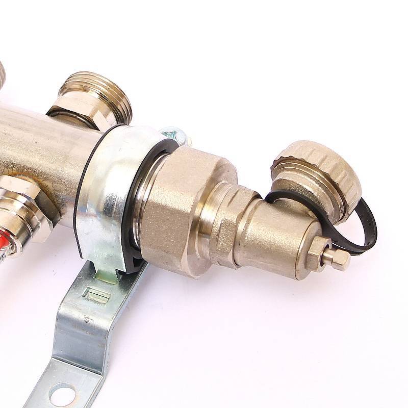 Коллекторная группа Uni-Fitt 1 x 3/4 10 выходов с расходомерами и термостатическими вентилями 455W4310