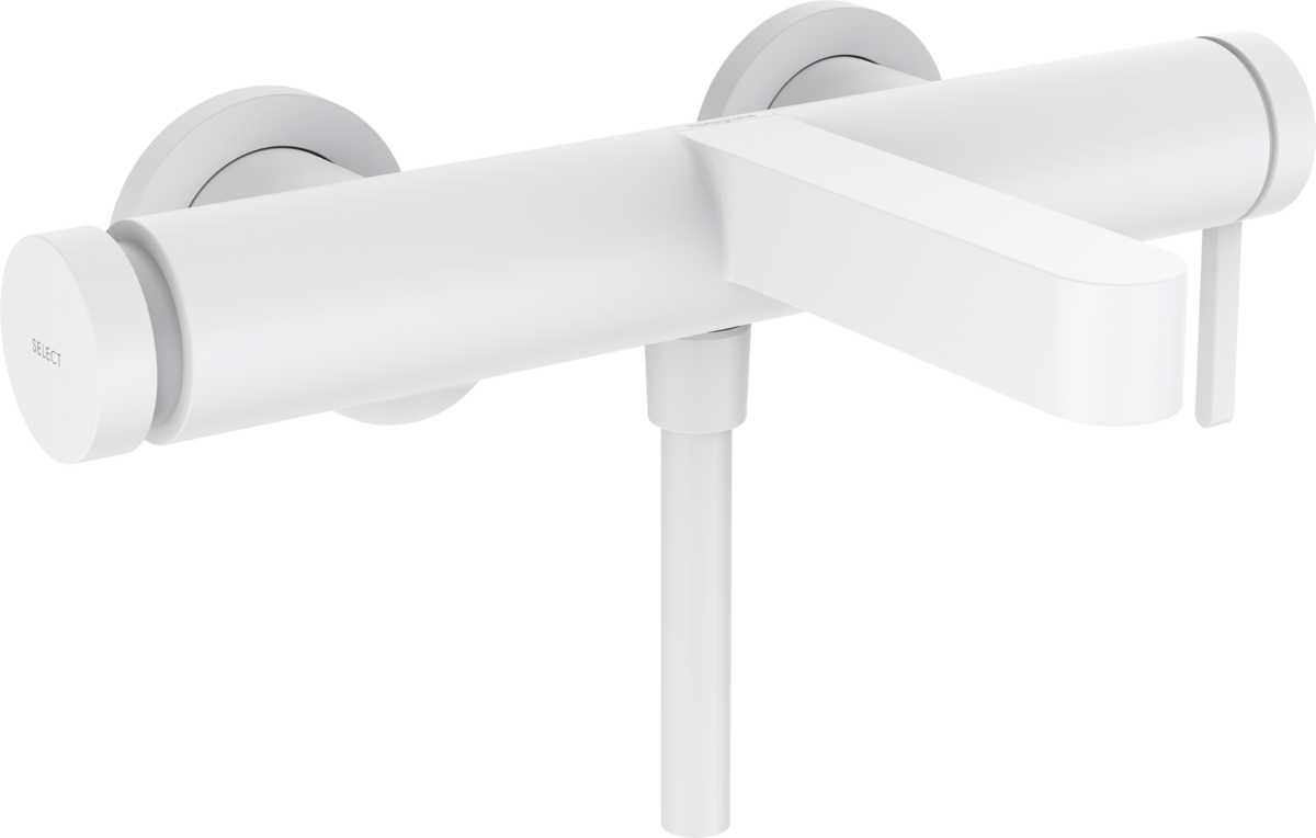 Смеситель для ванны Hansgrohe Finoris матовый белый 76420700