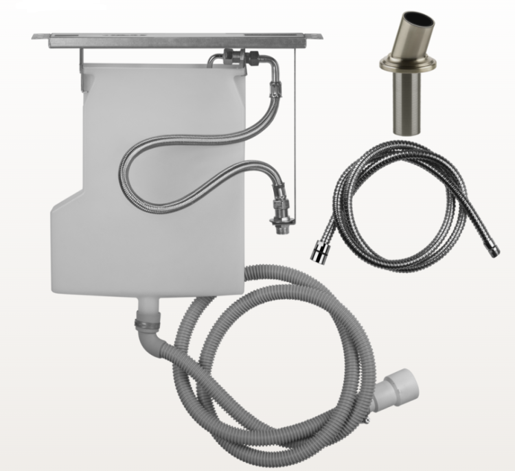 Система сбора воды Gessi Venti20 цвет Finox Brushed Nickel 65049149