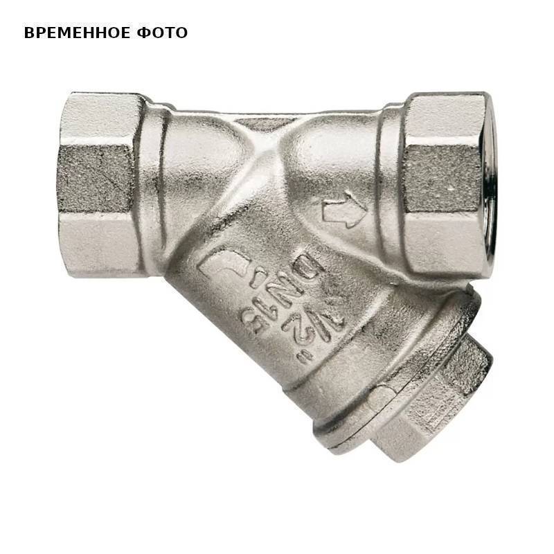 Фильтр косой General Fittings ВВ 1 1/2 300 мкм никелированный 193 11/2 G