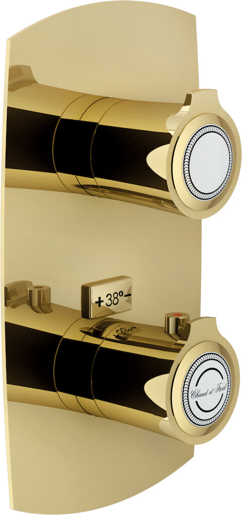 Смеситель для ванны термостатический TopZero Sofi внешняя часть золото SI98102GDP