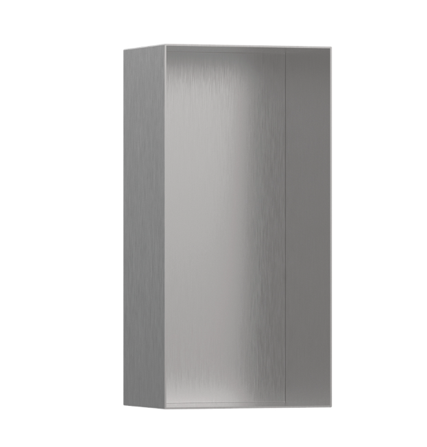 Встраиваемая ниша Hansgrohe XtraStoris Minimalistic 300x150x100 мм матовая нержавеющая сталь 56070800