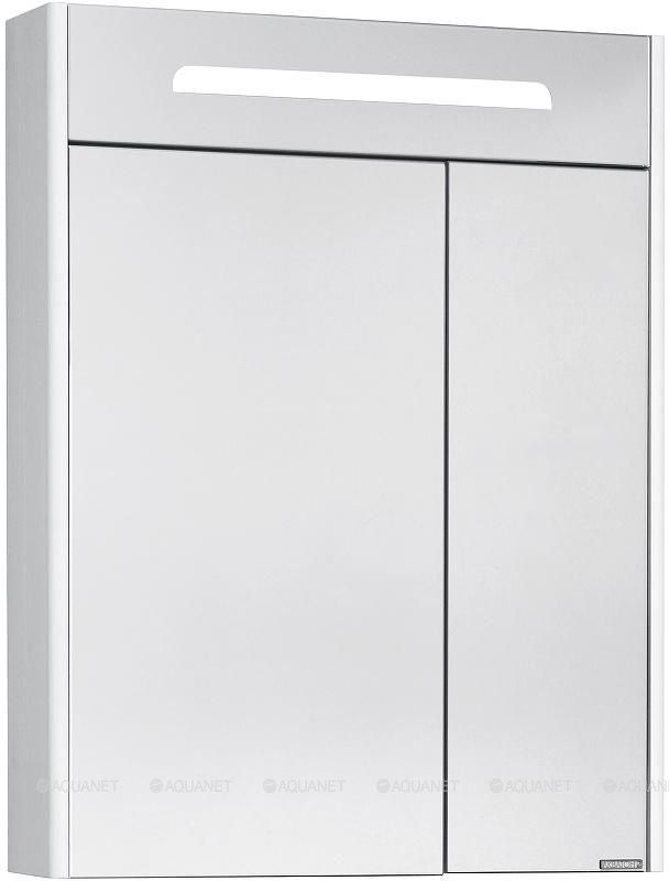 Зеркальный шкаф Aquaton Сильва 60 Дуб Полярный 1A216202SIW70