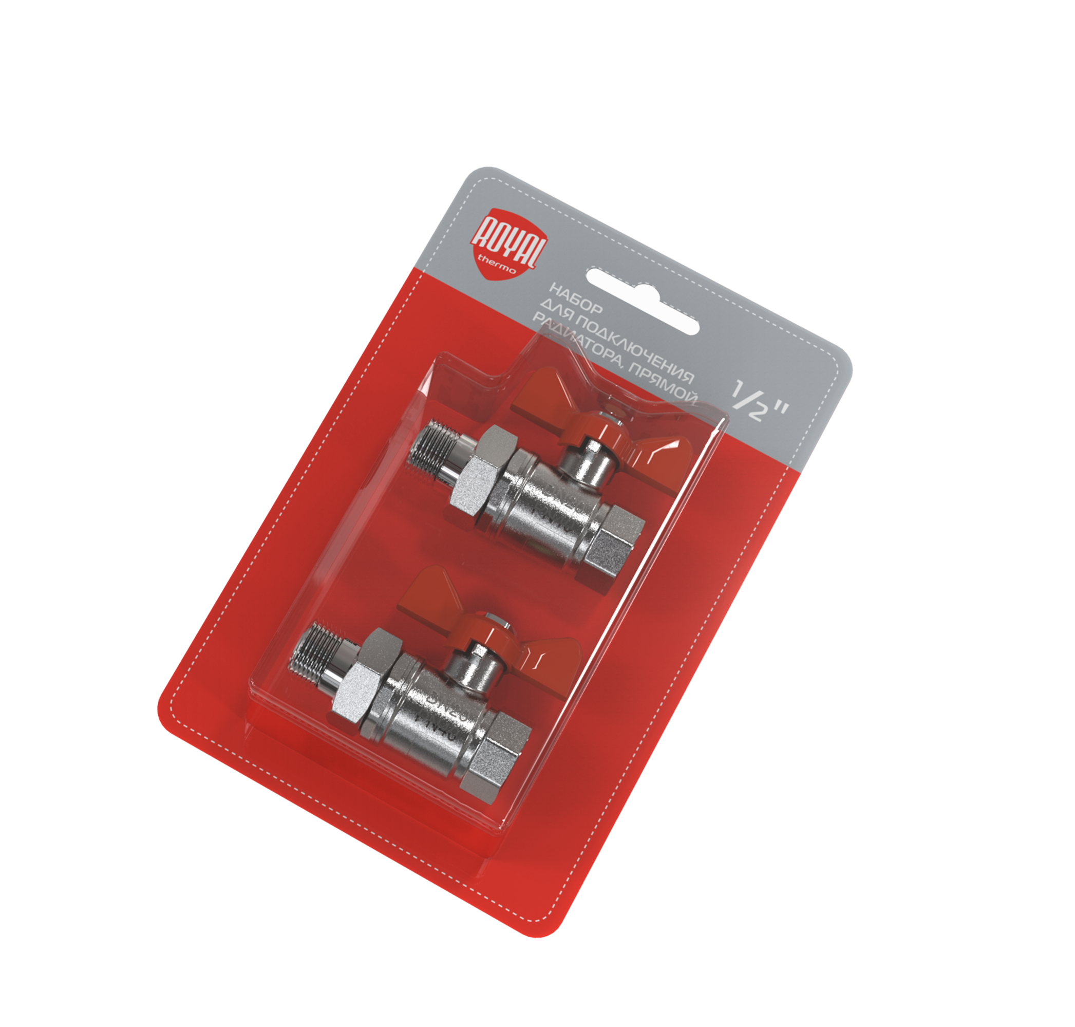 Набор для подключения радиатора Royal Thermo прямой 1/2 НС-1161363