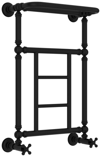 Полотенцесушитель водяной Сунержа Ренессанс 1452 660x400 мм нижнее подключение черный матовый 31-0282-6640