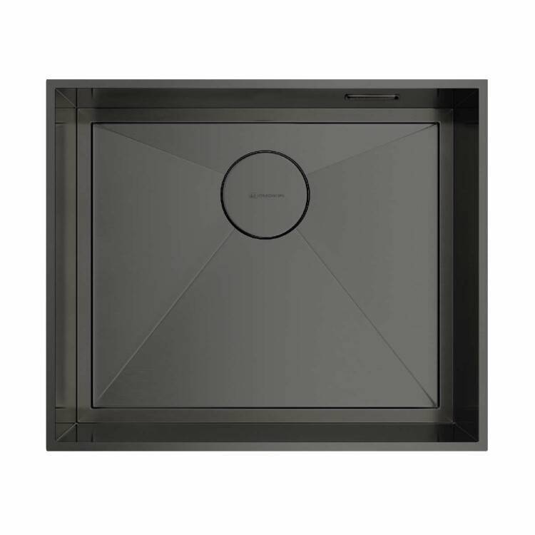 Кухонная мойка OMOIKIRI Kasen 53-U/IF 530x450 мм вороненая сталь 4993496