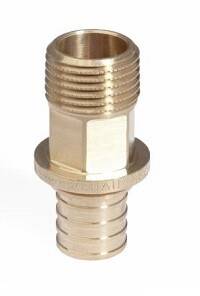 Переходник с наружной резьбой REHAU RAUTITAN RX 32-R 1 1/4 бронза 14563221001