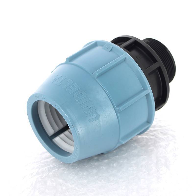 Муфта компрессионная Unidelta Deltone ПНД 63х2 НР 1003064007