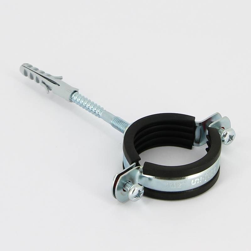 Хомут с резиновым уплотнителем, шпилькой и дюбелем Uni-Fitt 1 1/2 дюйма (47-52 мм) 850U6800