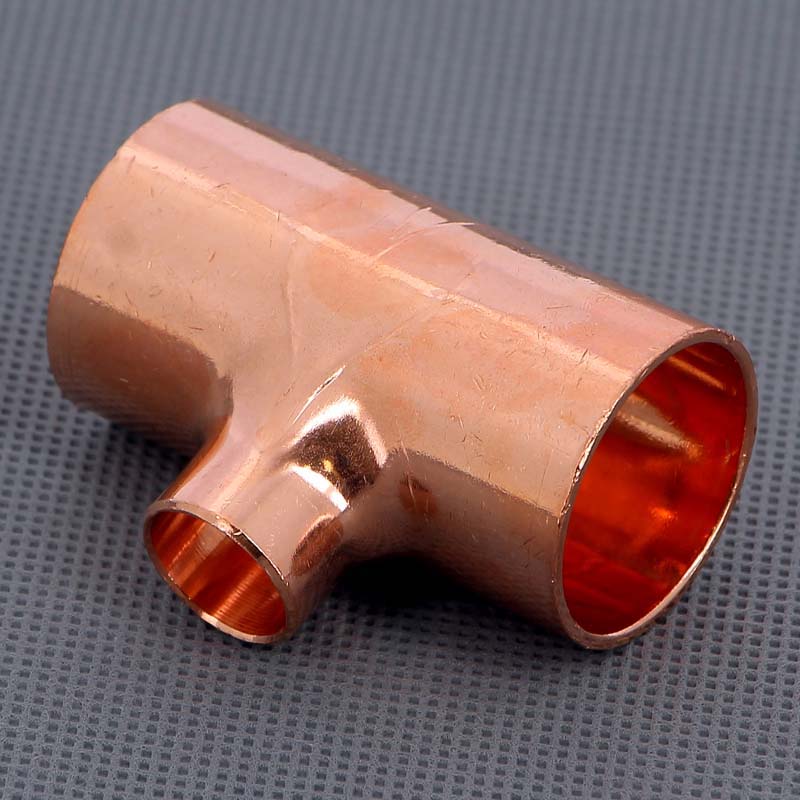 Тройник медный под пайку Viega 28х15х28 мм 101619