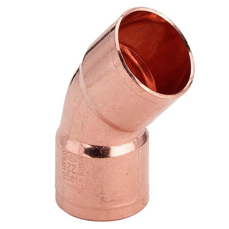 Угол двухраструбный 45 градусов пайка Viega 12 мм 103309