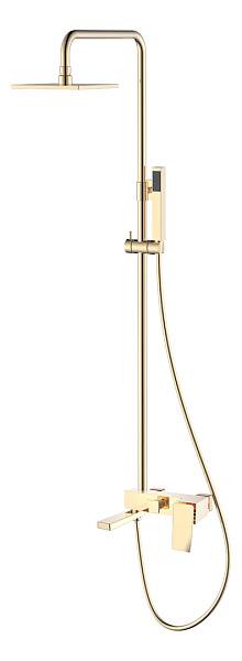 Душевая стойка Boheme Q с верхним душем 15х36х92 см золото 148-GG.2