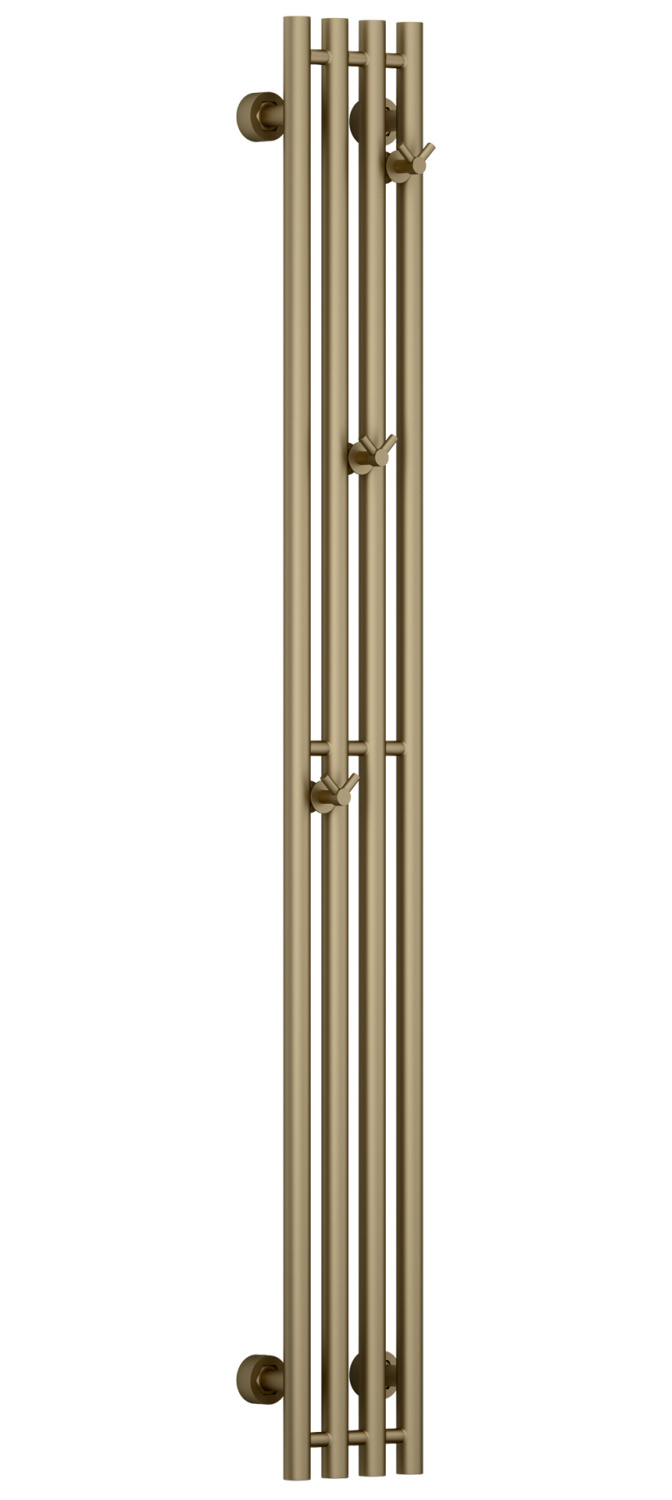 Полотенцесушитель водяной Сунержа Кантата PRO 200x1500 мм золотой шёлк матовый 32-0446-1515