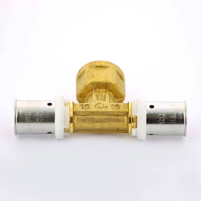 Тройник пресс Uni-Fitt 16х1/2х16 707G6260