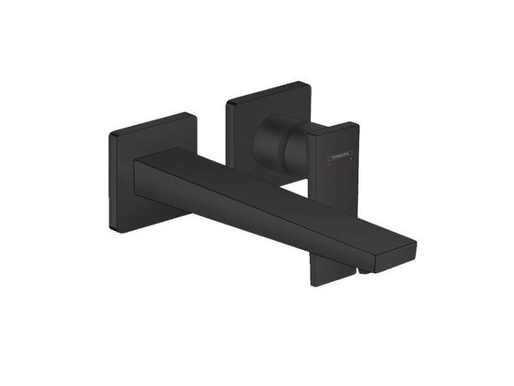 Смеситель для раковины Hansgrohe Metropol скрытого монтажа черный матовый 32526670