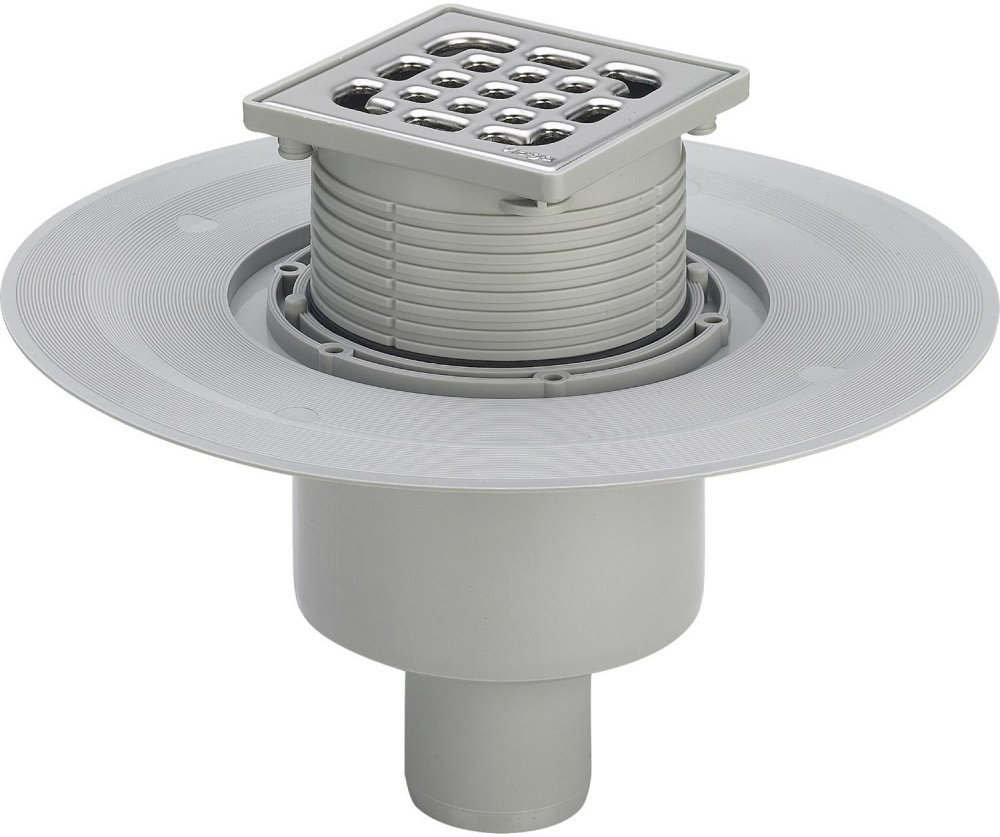 Трап для душа Viega Advantix 100х100 мм вертикальный отвод 556914