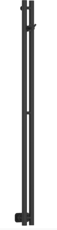 Полотенцесушитель водяной Сунержа Нюанс PRO 1200x100 мм черный матовый 31-0412-1250