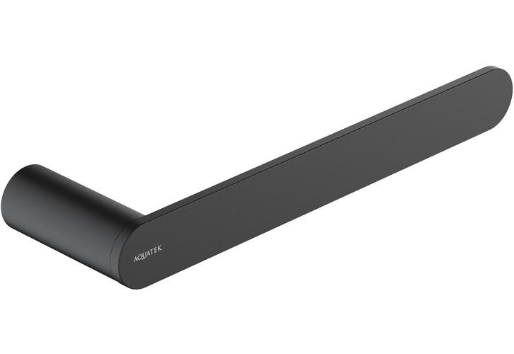 Полотенцедержатель Aquatek Лира матовый черный AQ4419MB