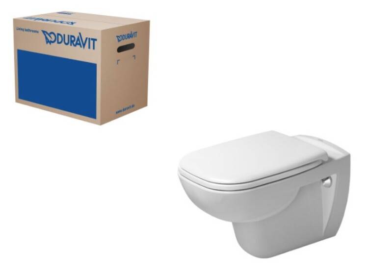 Унитаз подвесной Duravit D-Code Rimless 355х545 мм белый 45351900A1