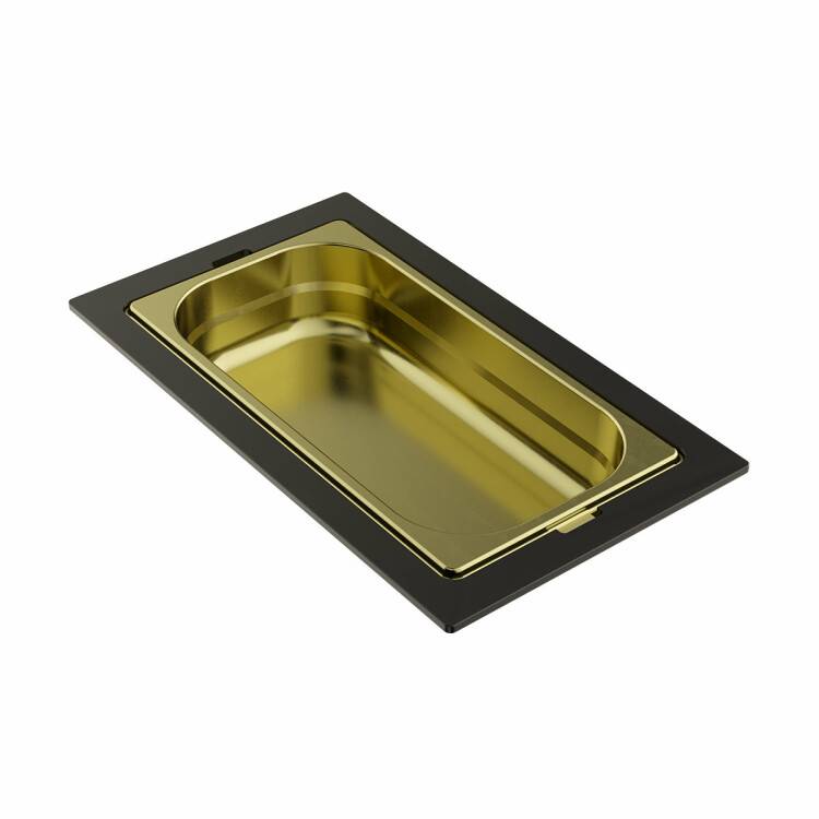 Контейнер для мойки OMOIKIRI DC-05-1 383x220x65 мм светлое золото 4999092