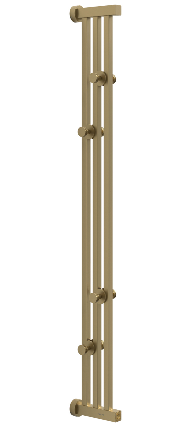 Полотенцесушитель электрический Сунержа Хорда 4.0 98x166x1250 мм золотой шёлк матовый 32-0834-1200