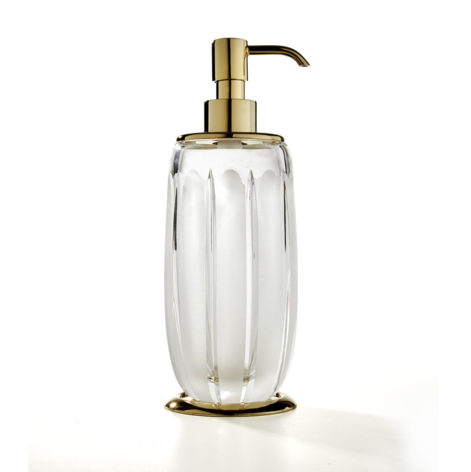 Дозатор для жидкого мыла 3SC Montblanc 75х75х230 мм латунь MB01DACROL