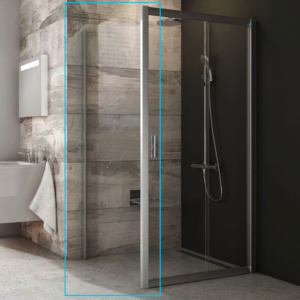 Душевая стенка неподвижная RAVAK Blix BLPS-90 блестящий Transparent 9BH70C00Z1