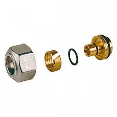 Переходник для трубы Giacomini R179AM 16x(16x2.0) мм R179MX014