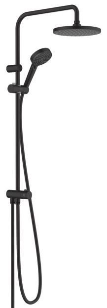 Душевая система Hansgrohe Vernis Blend Showerpipe 230 1jet с термостатом матовый черный 26272670